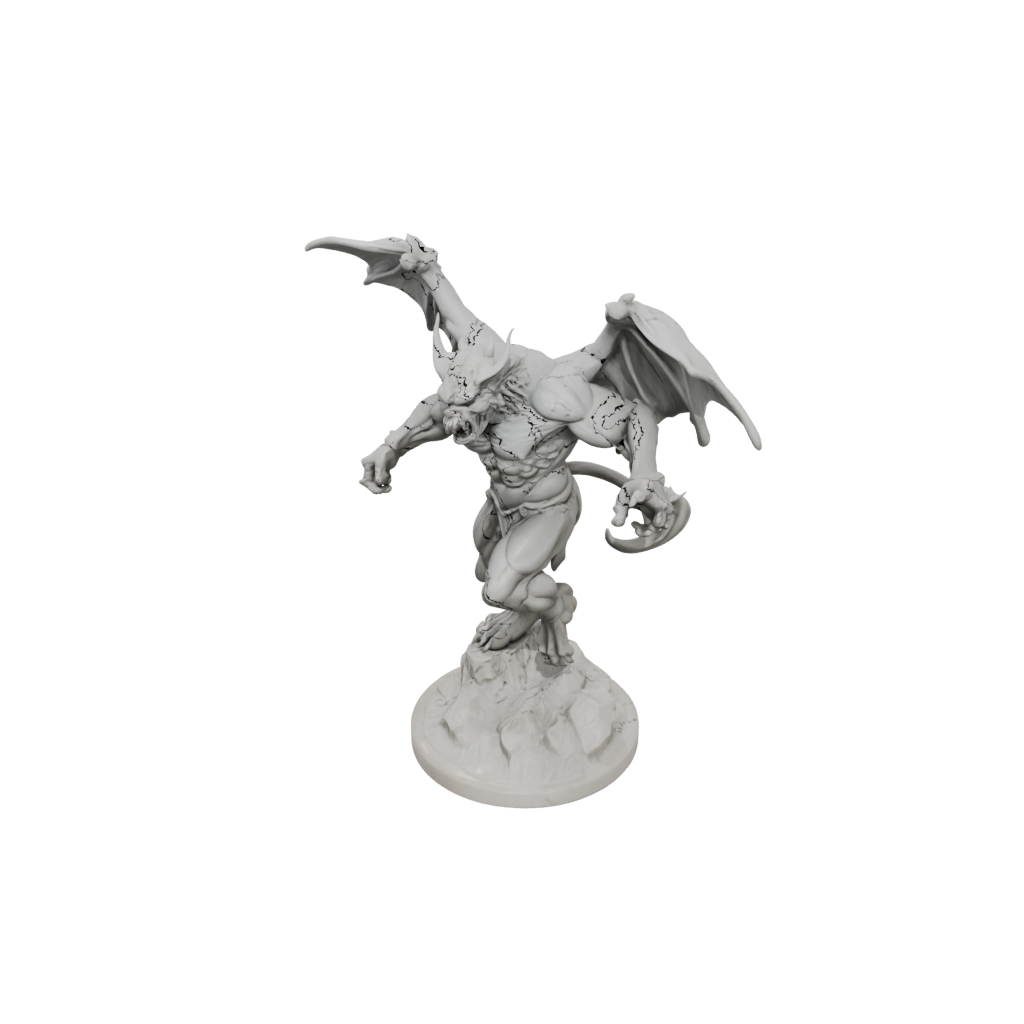 Marble Gargoyle Sentinel