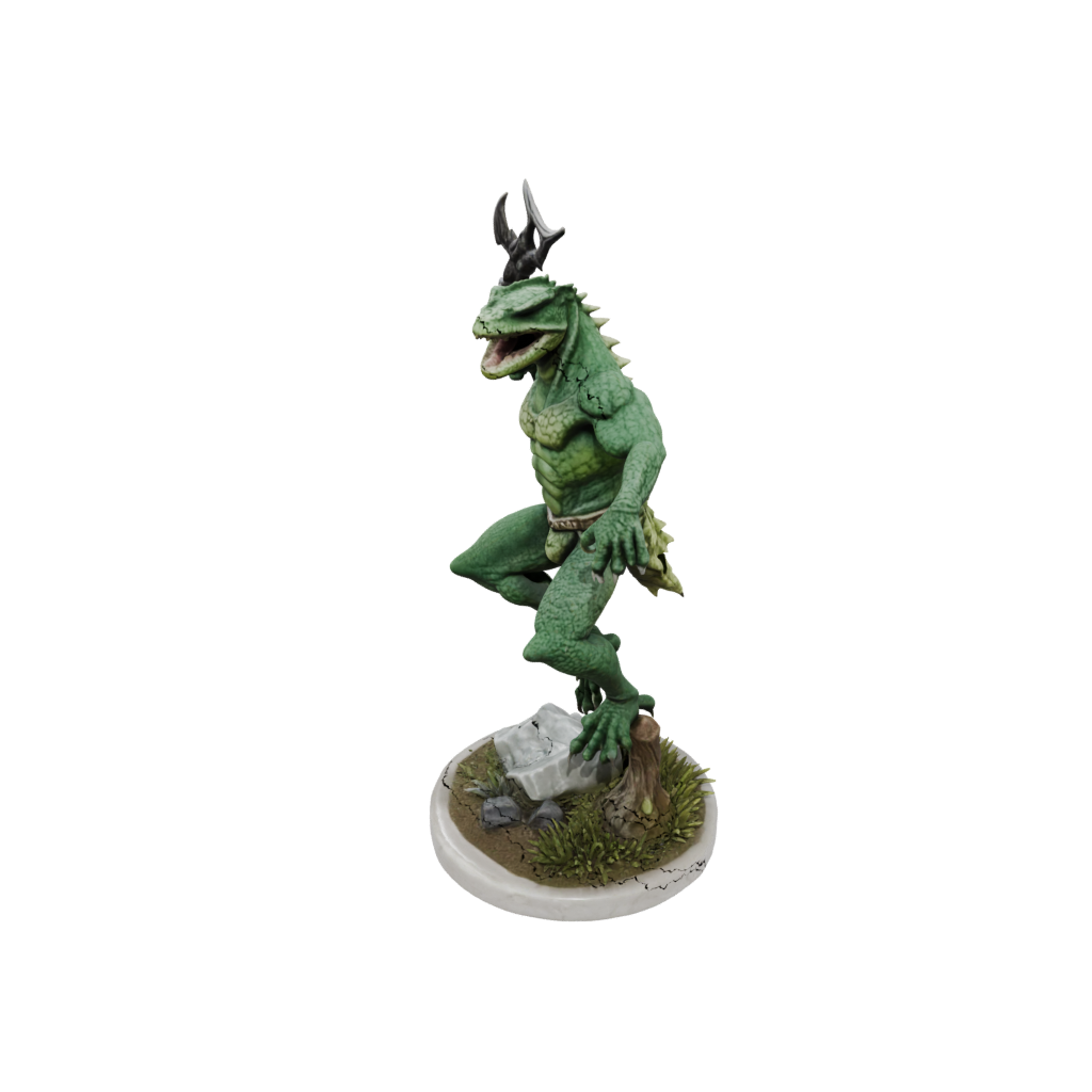 Marble Lizardfolk Hunter