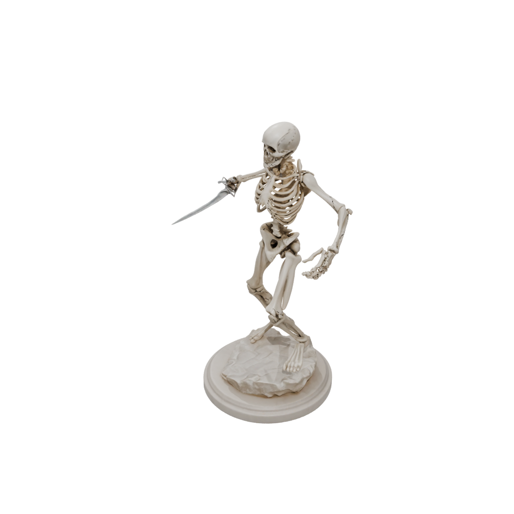 Marble Skeleton Warrior
