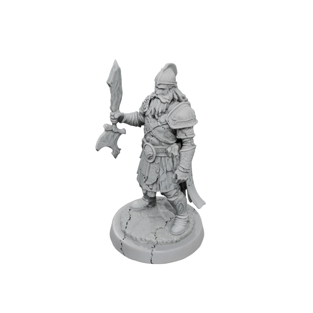 Marble Dwarven Cleric