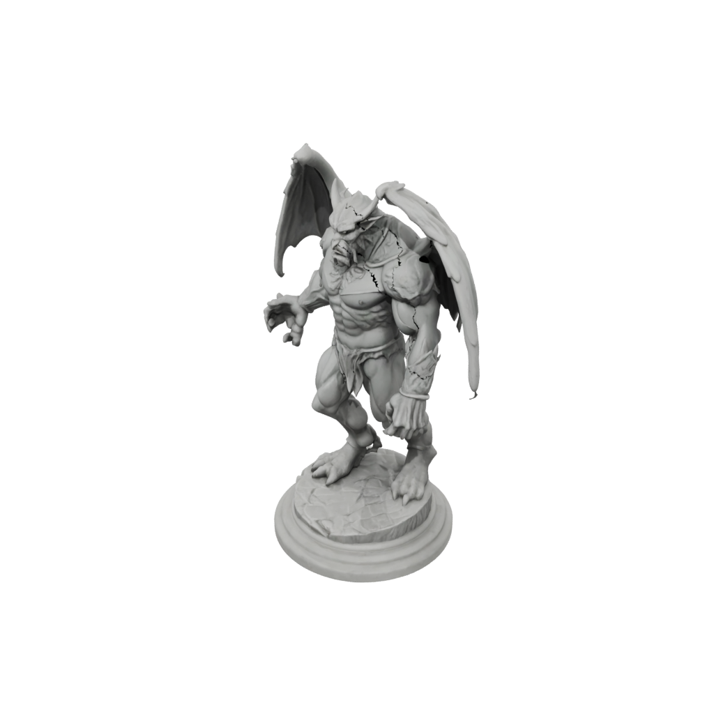 Marble Gargoyle Sentinel