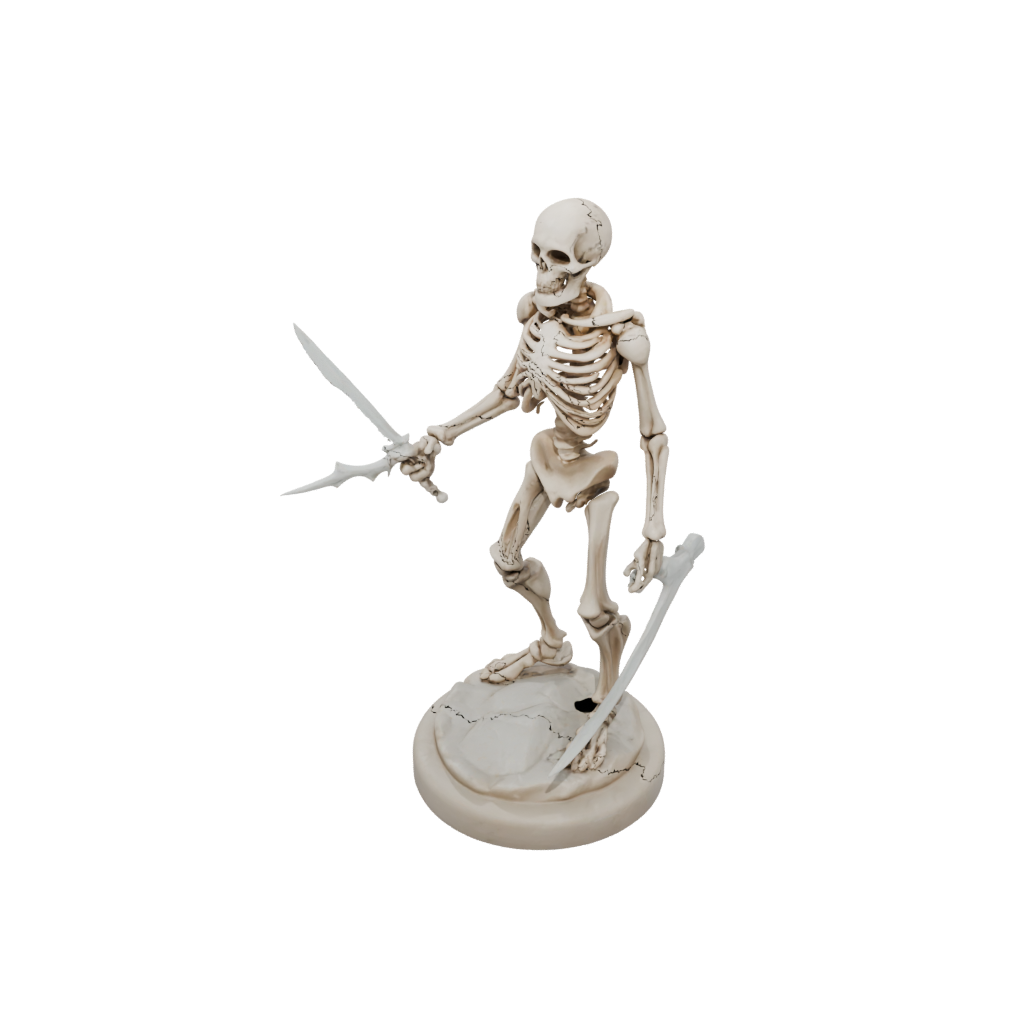 Marble Skeleton Warrior