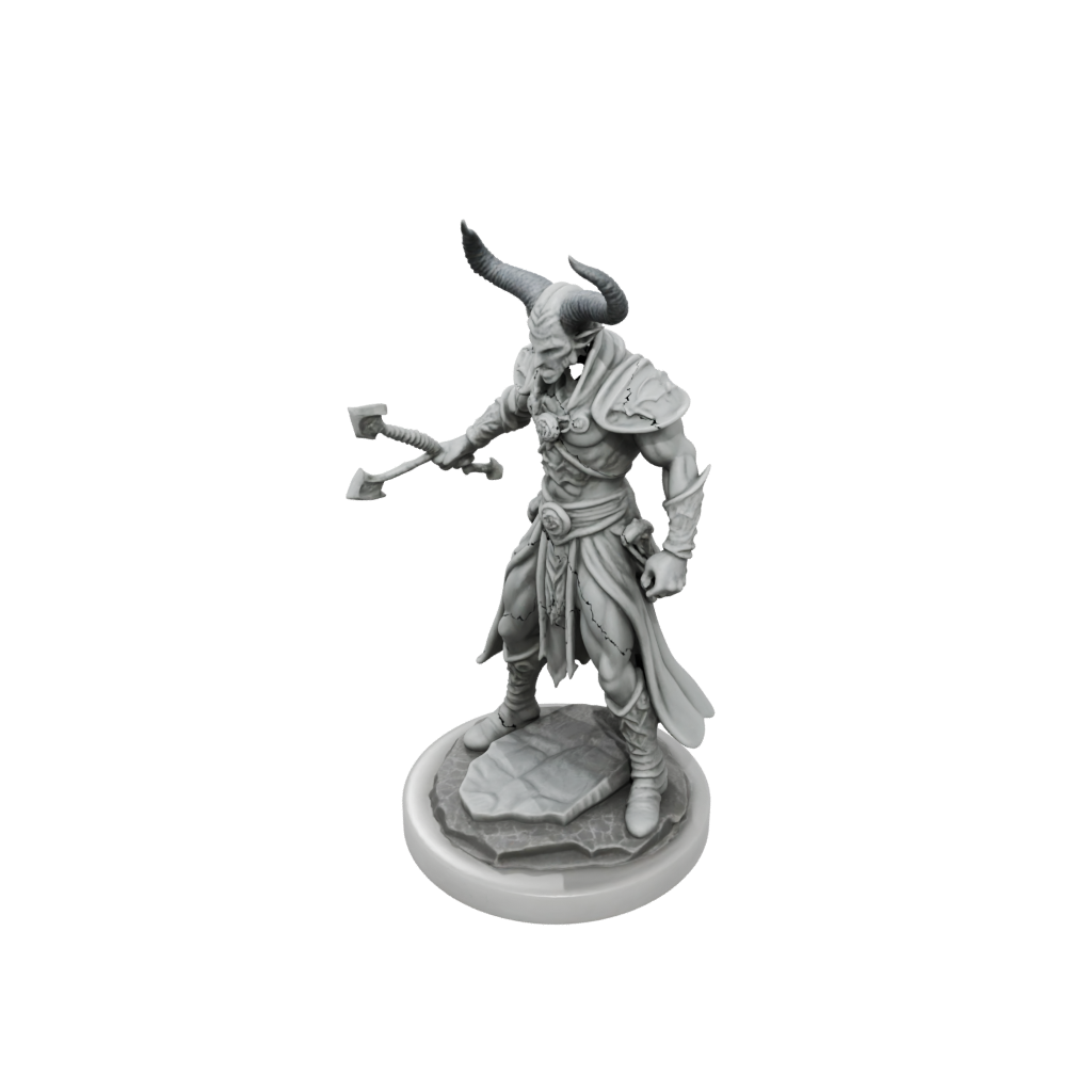 Marble Tiefling Warlock