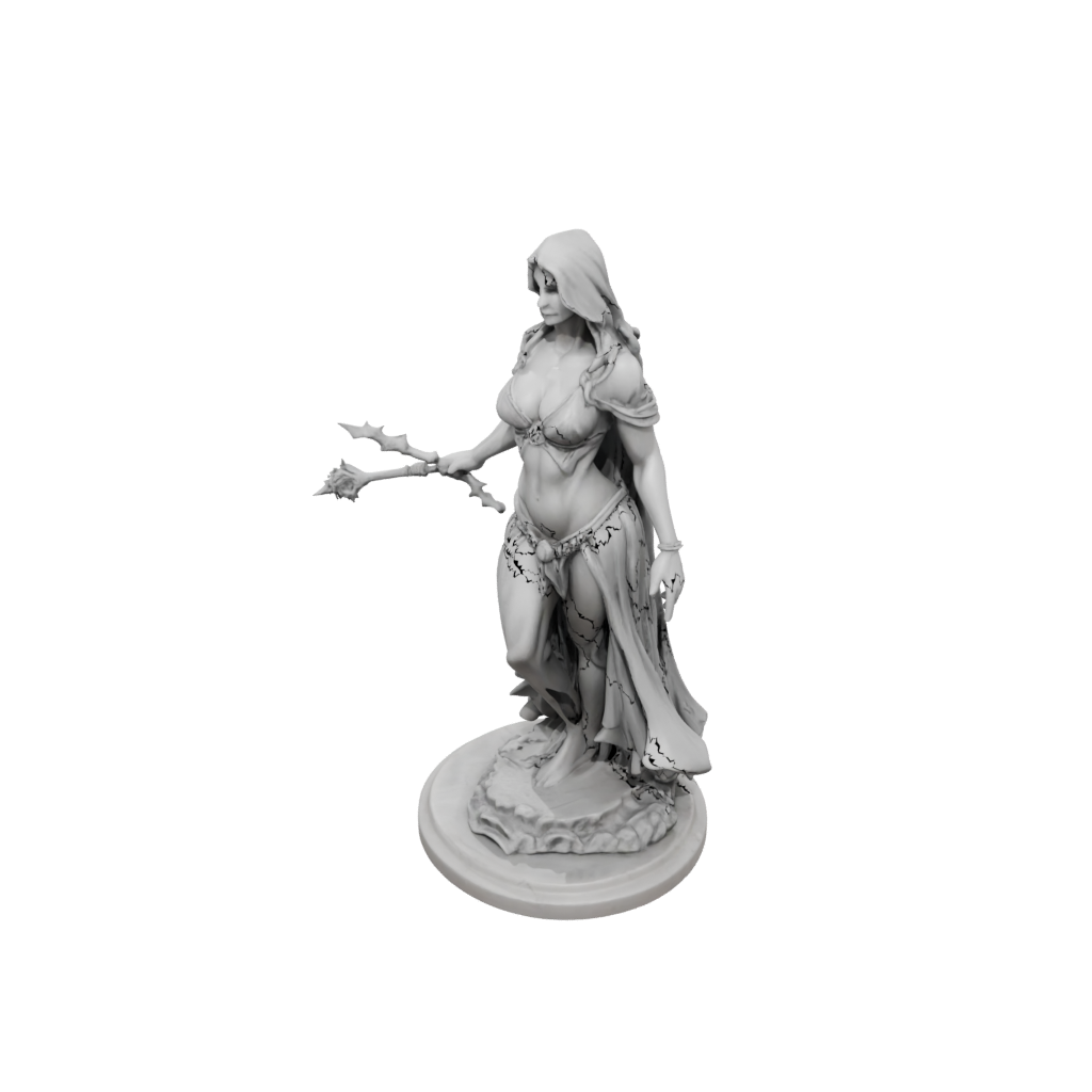 Marble Dark Sorceress