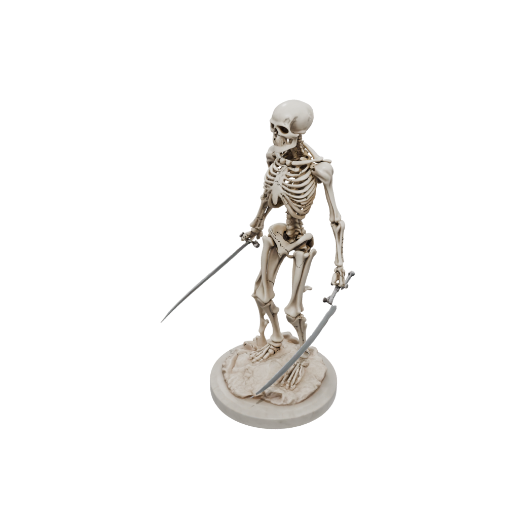 Marble Skeleton Warrior