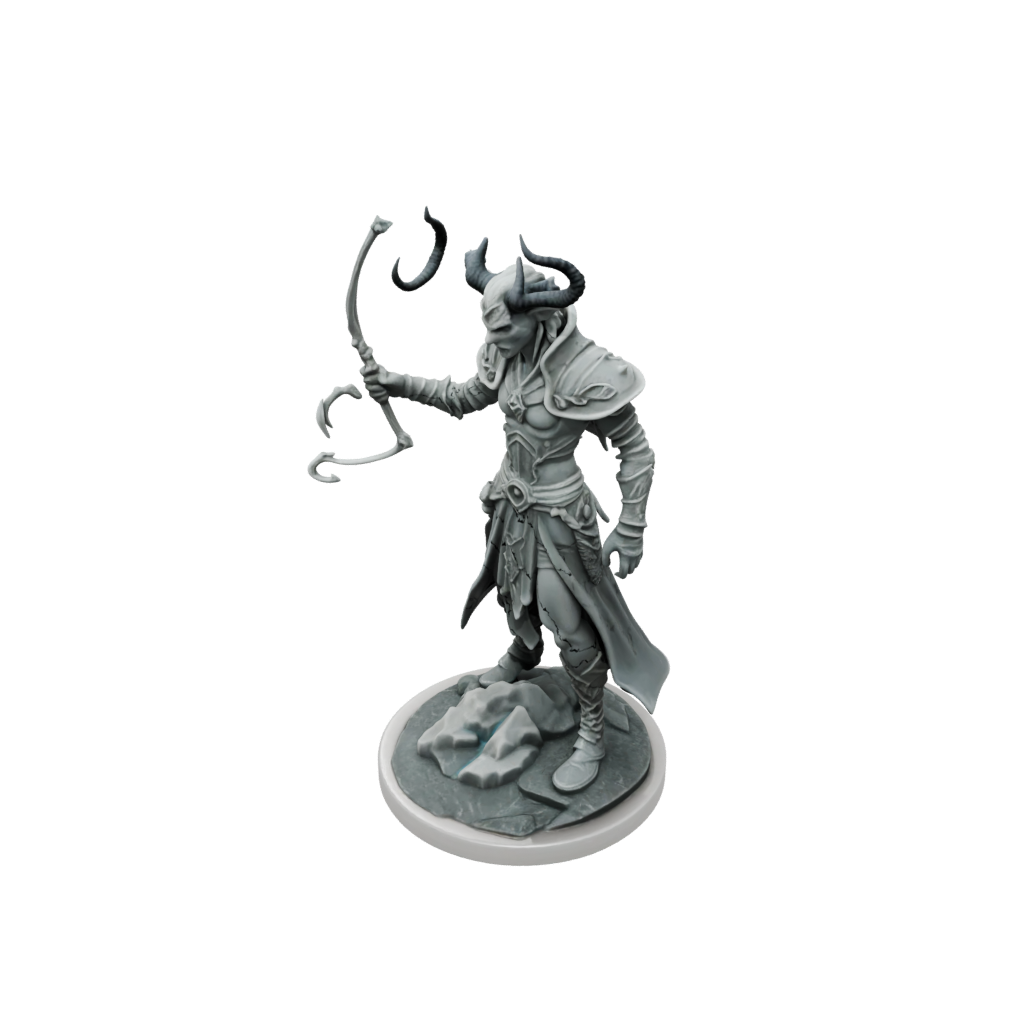 Marble Tiefling Warlock