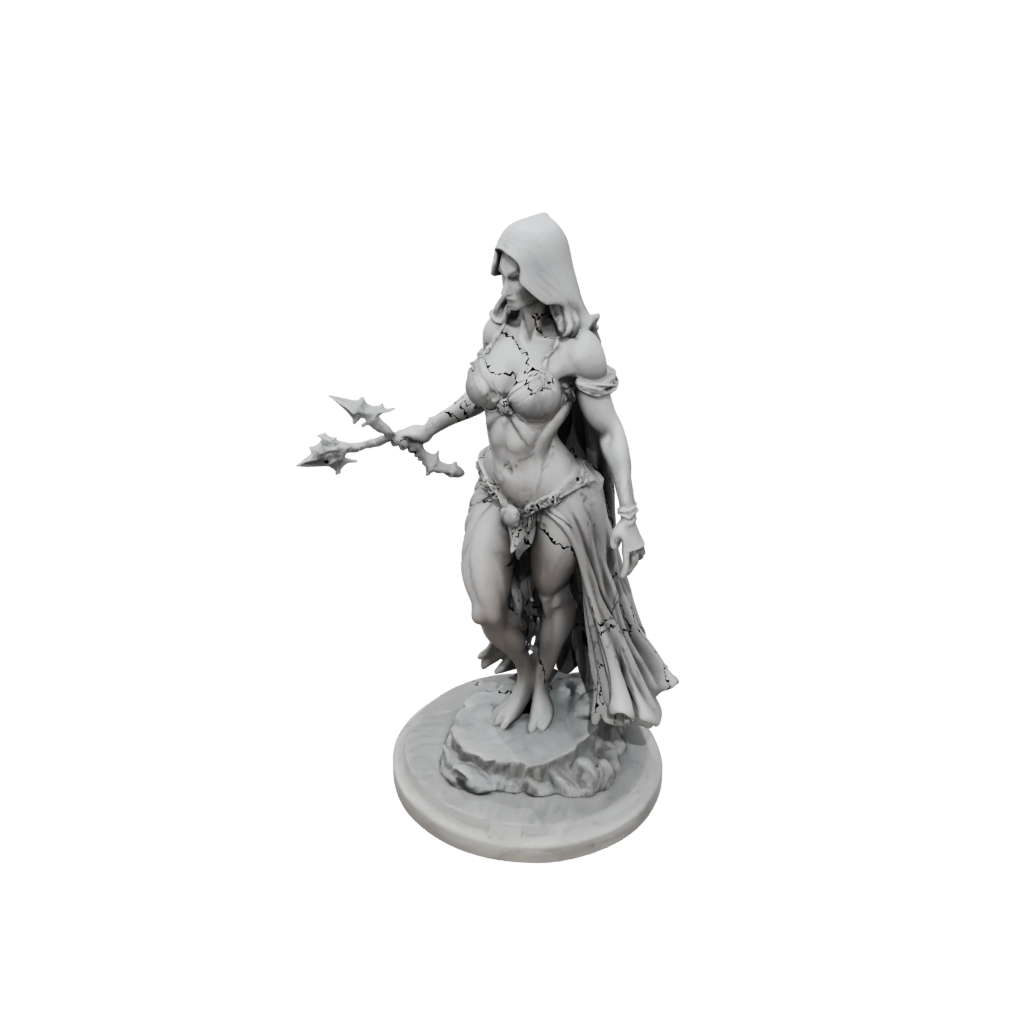 Marble Dark Sorceress