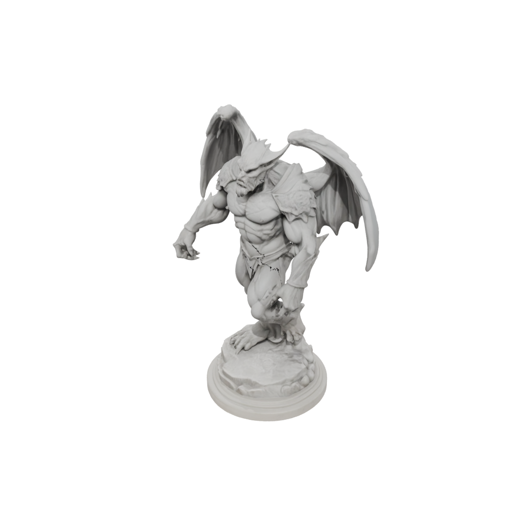 Marble Gargoyle Sentinel