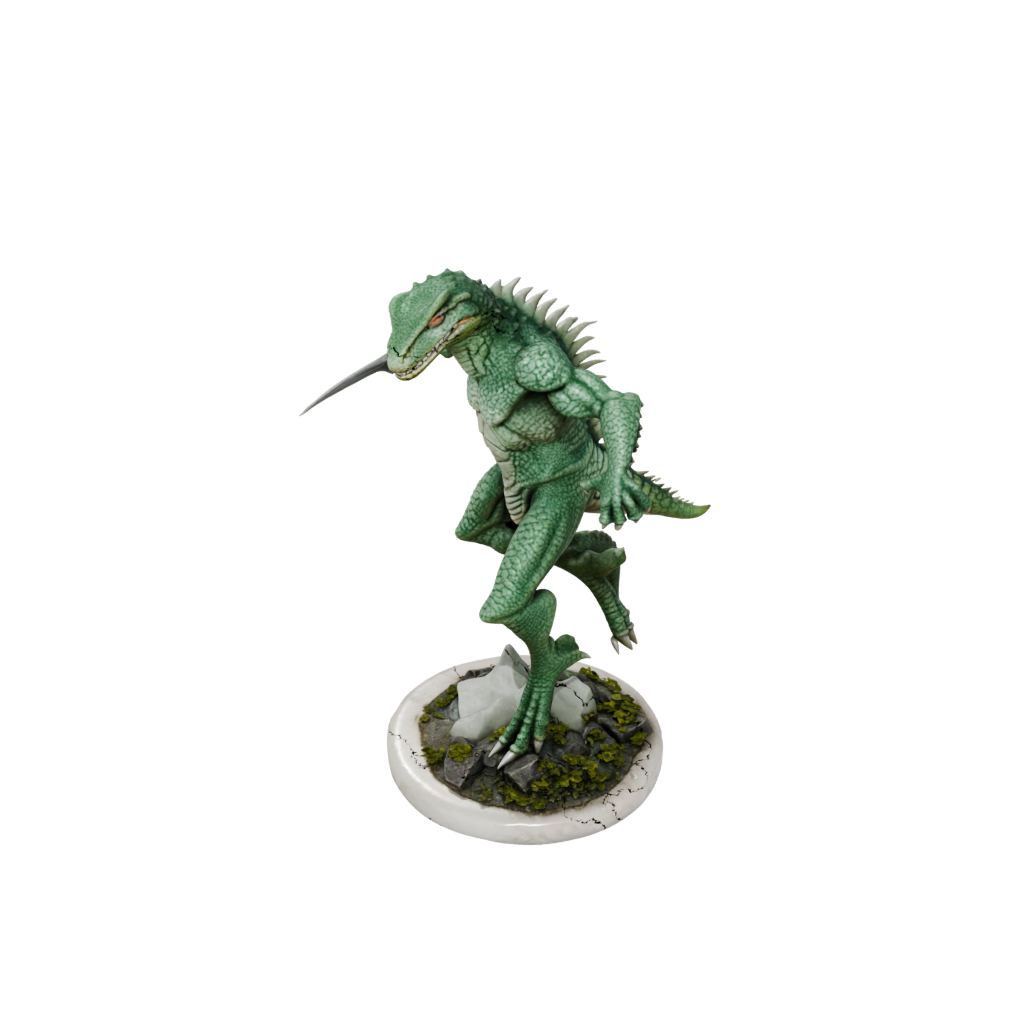 Marble Lizardfolk Hunter