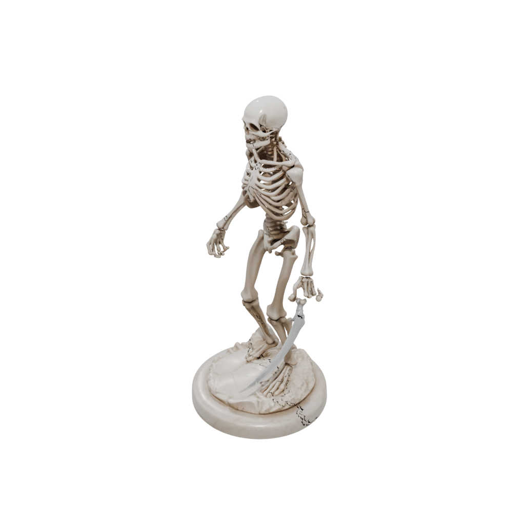 Marble Skeleton Warrior