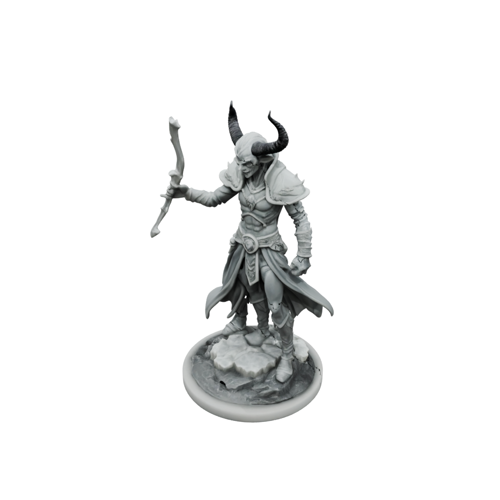 Marble Tiefling Warlock