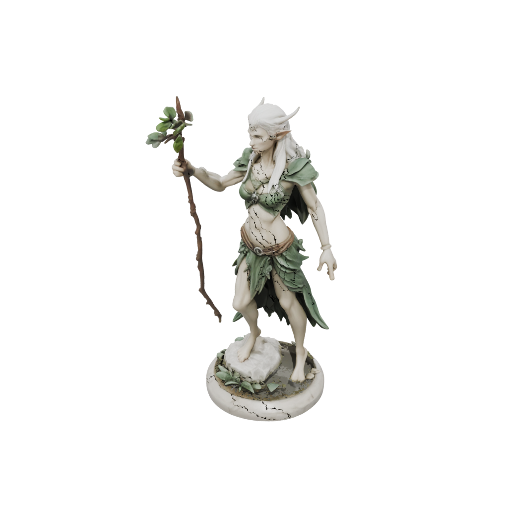 Marble Wood-Elf Druid