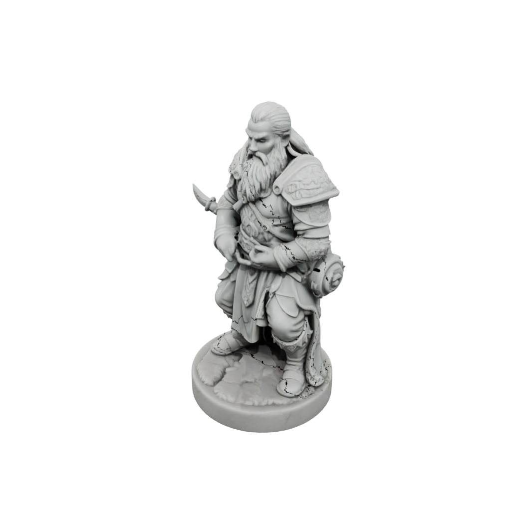 Marble Dwarven Cleric