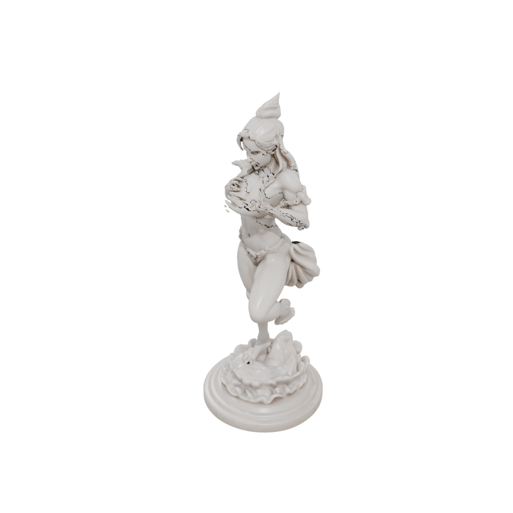 Marble Fire Genie Efreet