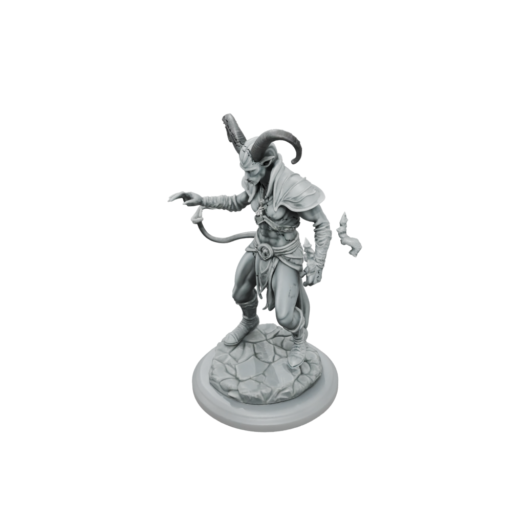 Marble Tiefling Warlock