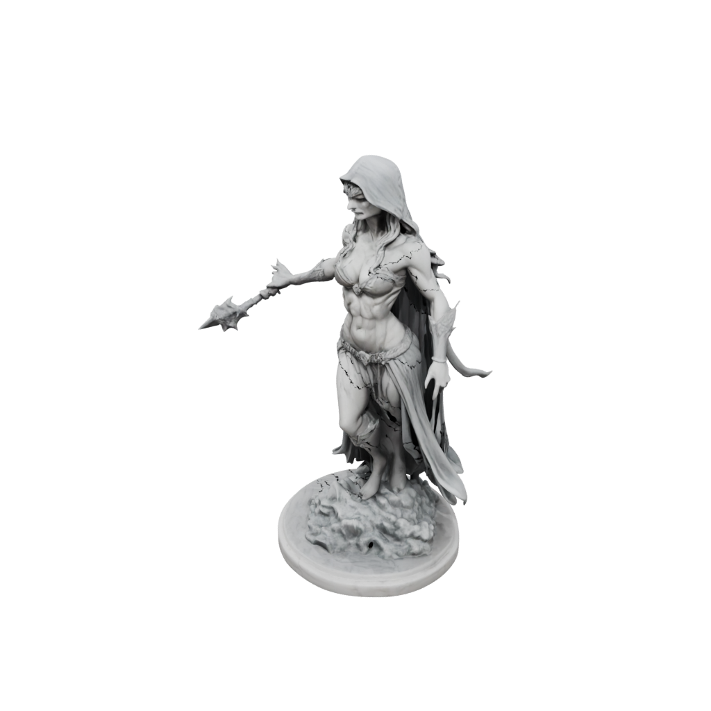 Marble Dark Sorceress