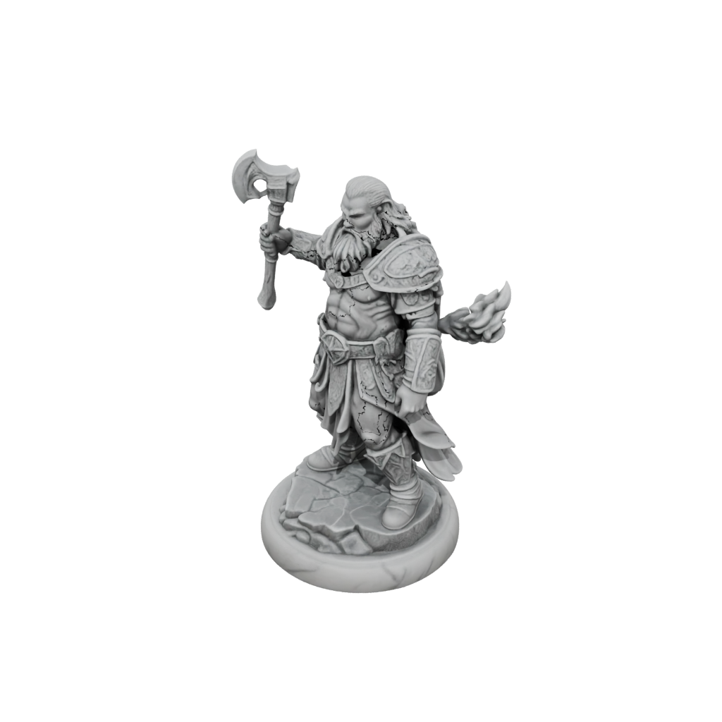 Marble Dwarven Cleric
