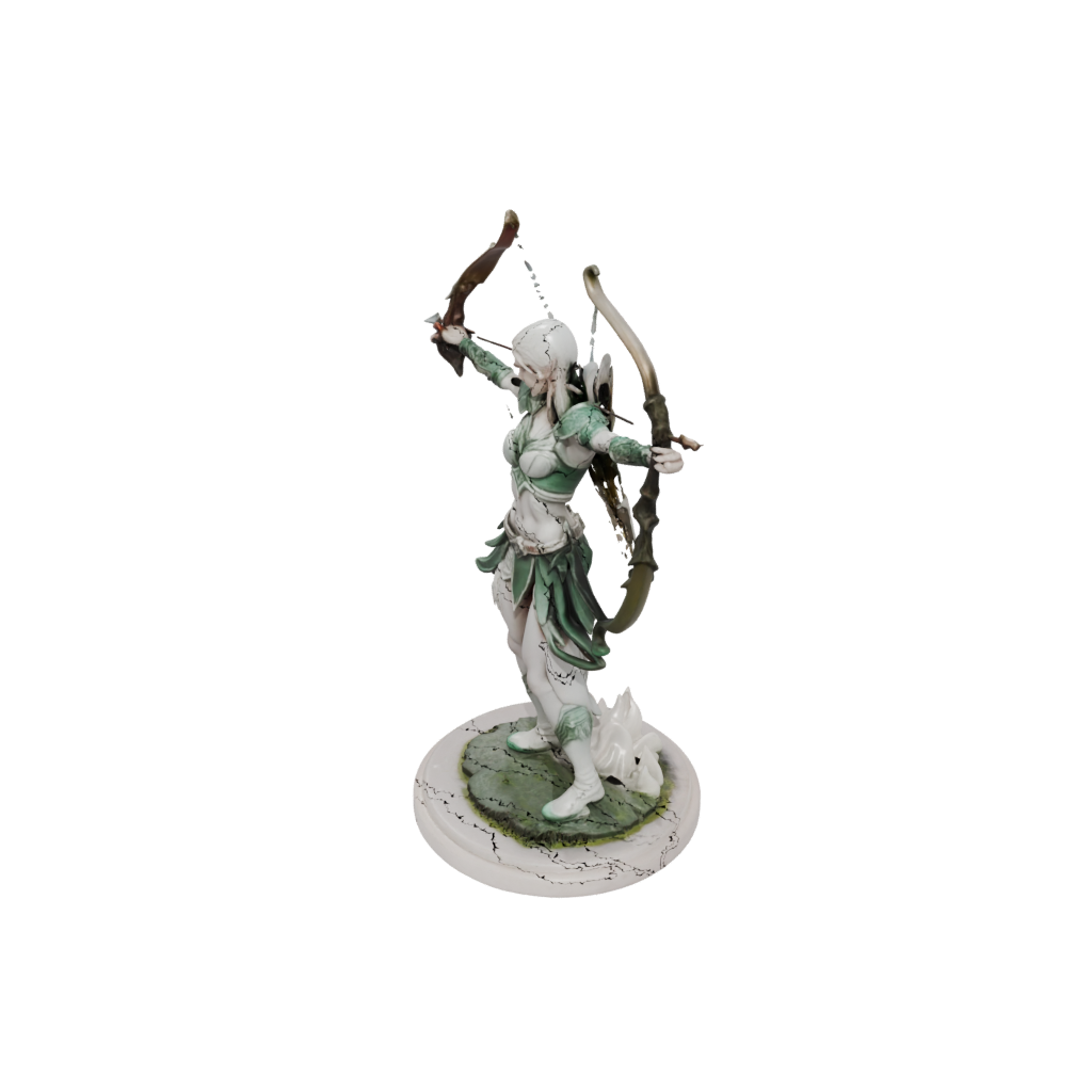 Marble Elven Ranger Archer