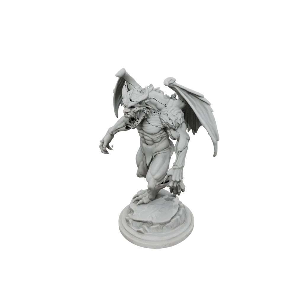 Marble Gargoyle Sentinel