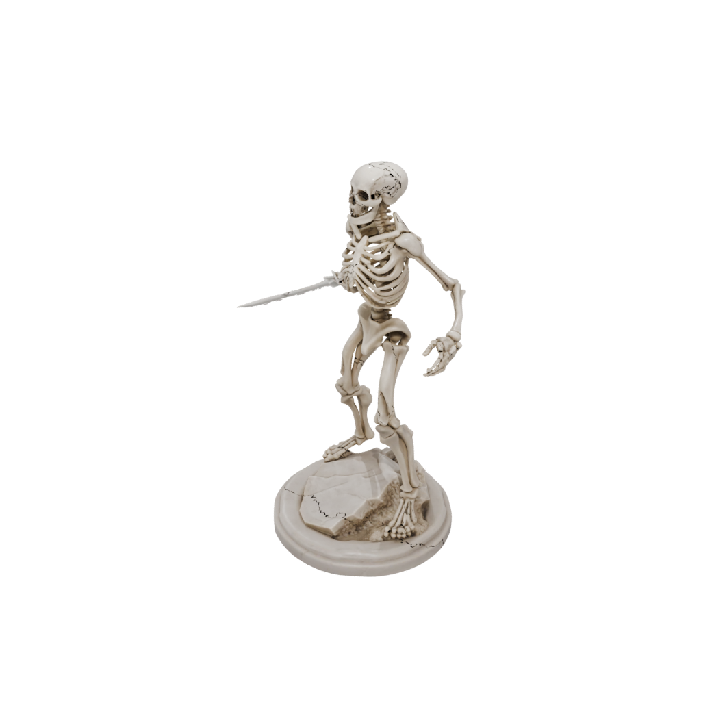 Marble Skeleton Warrior