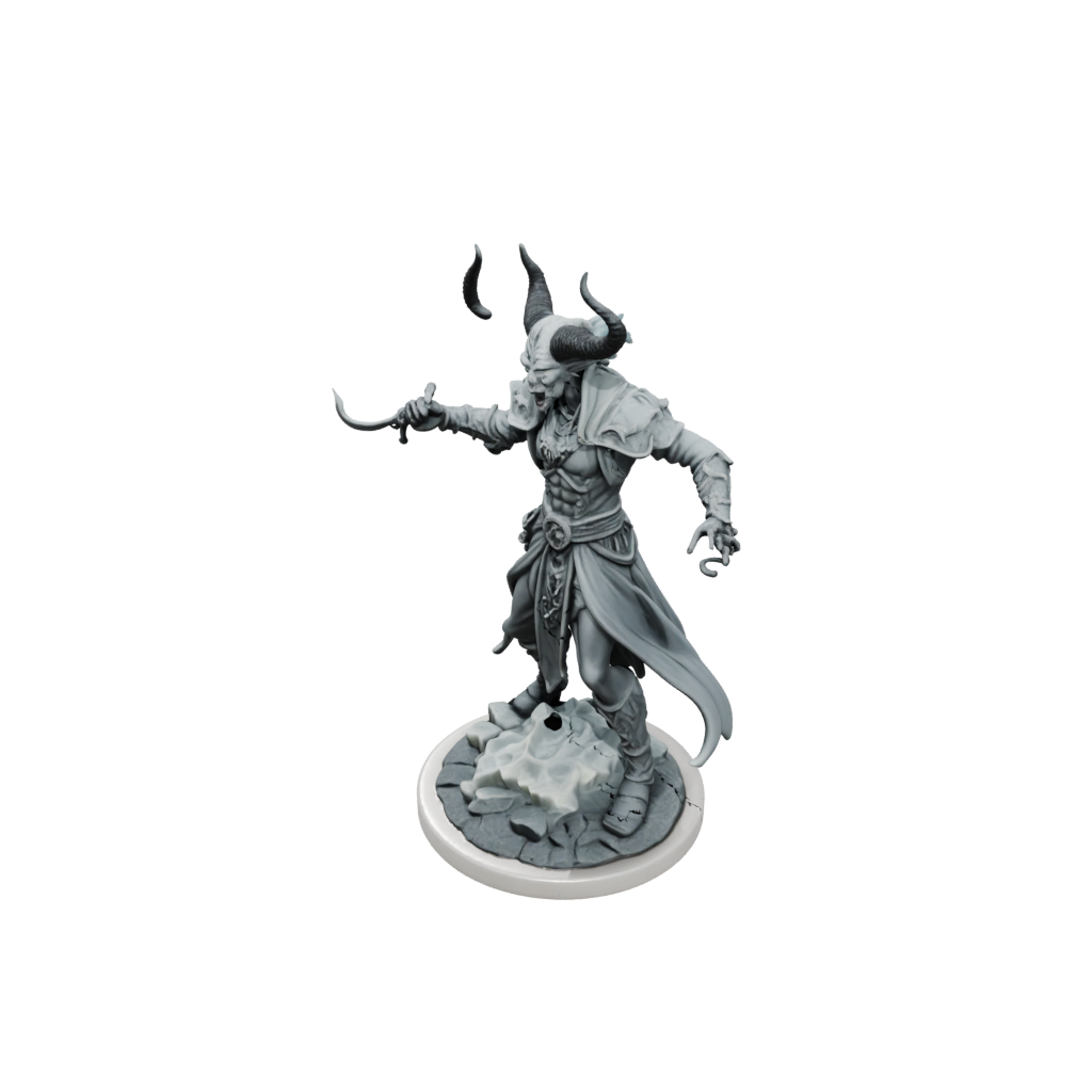 Marble Tiefling Warlock