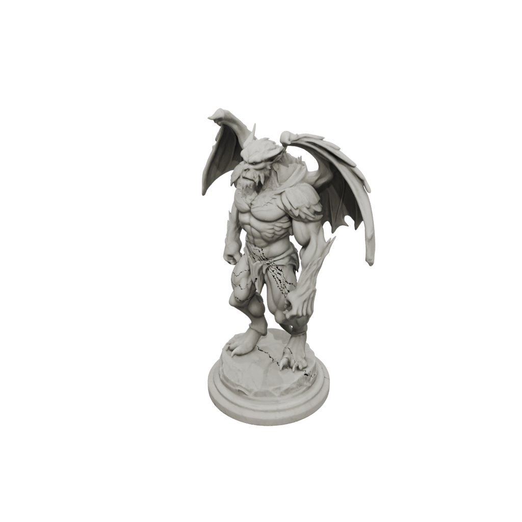 Marble Gargoyle Sentinel