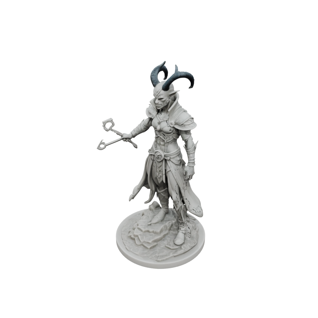 Marble Tiefling Warlock