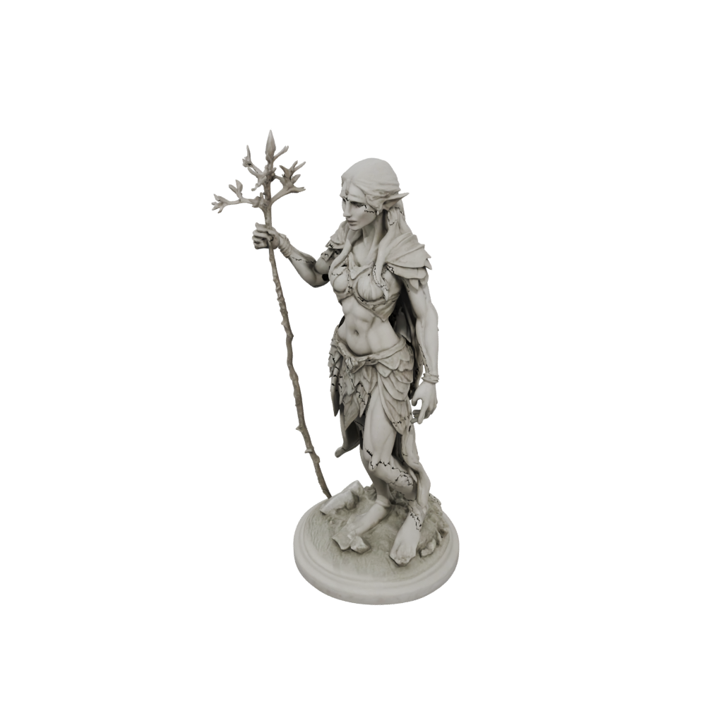 Marble Wood-Elf Druid