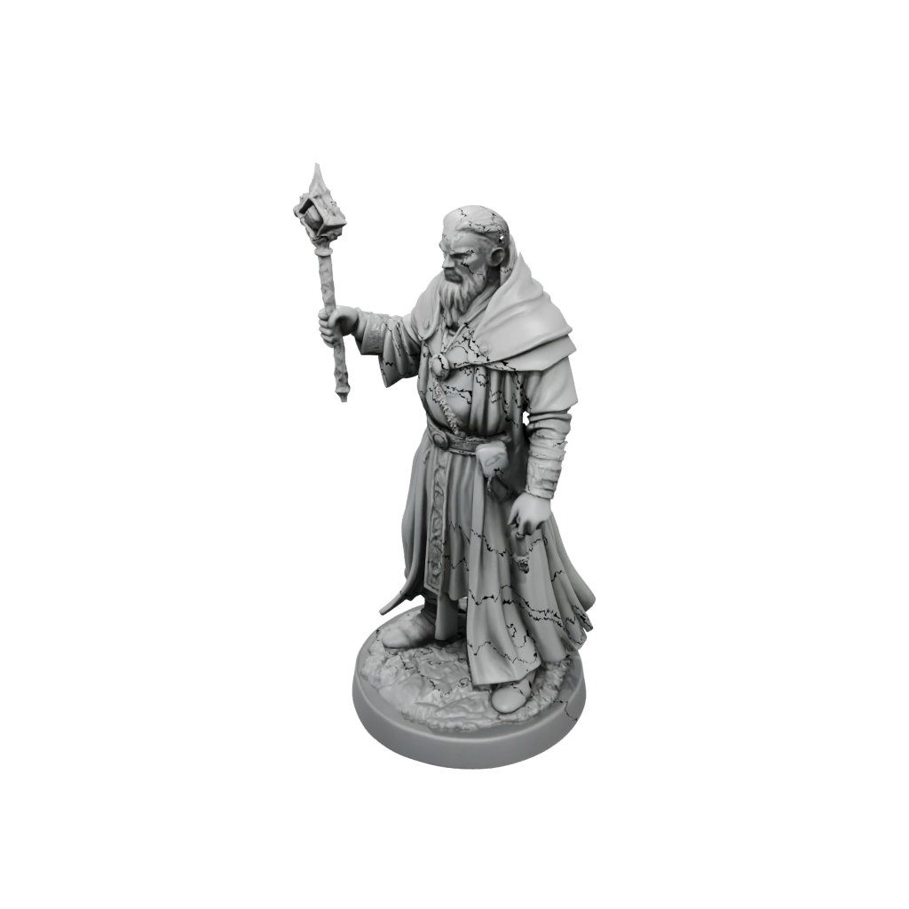 Mini Cleric Priest With Mace