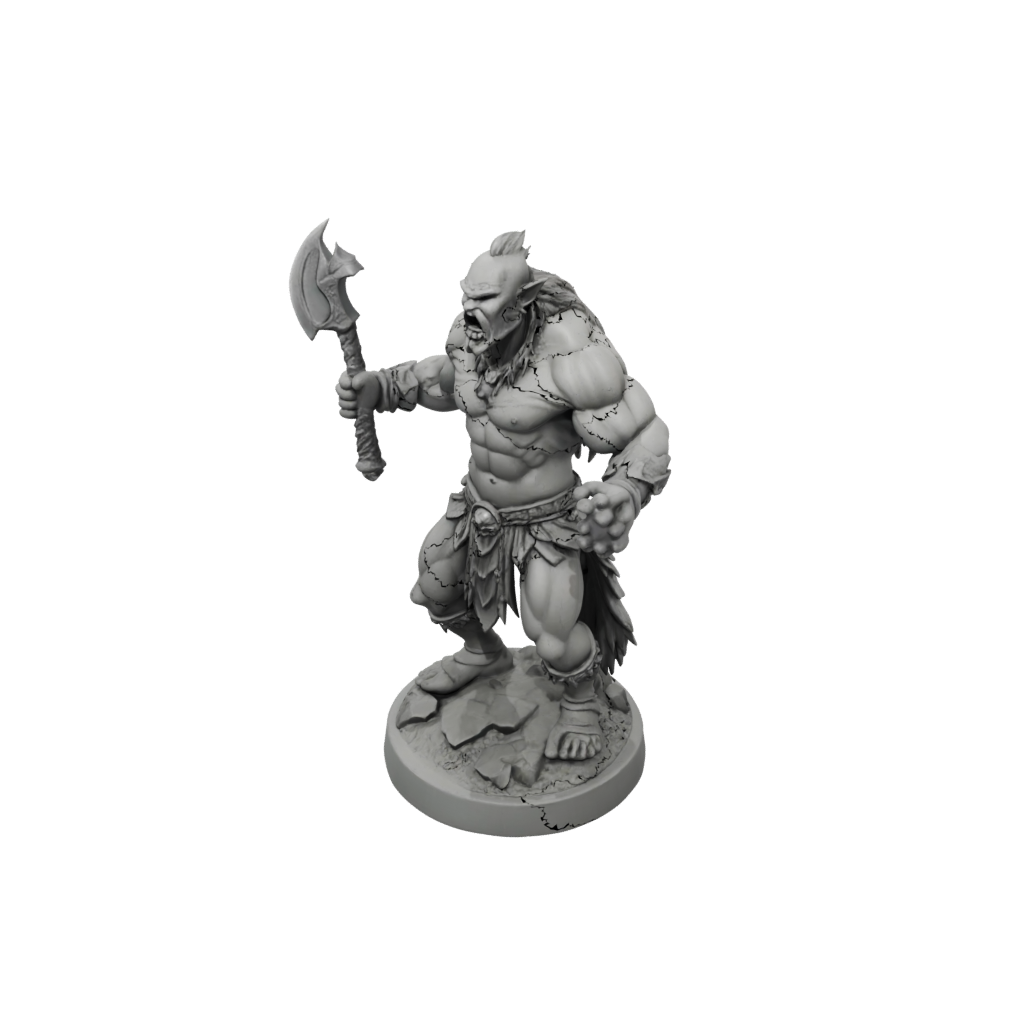 Mini Half-Orc Berserker