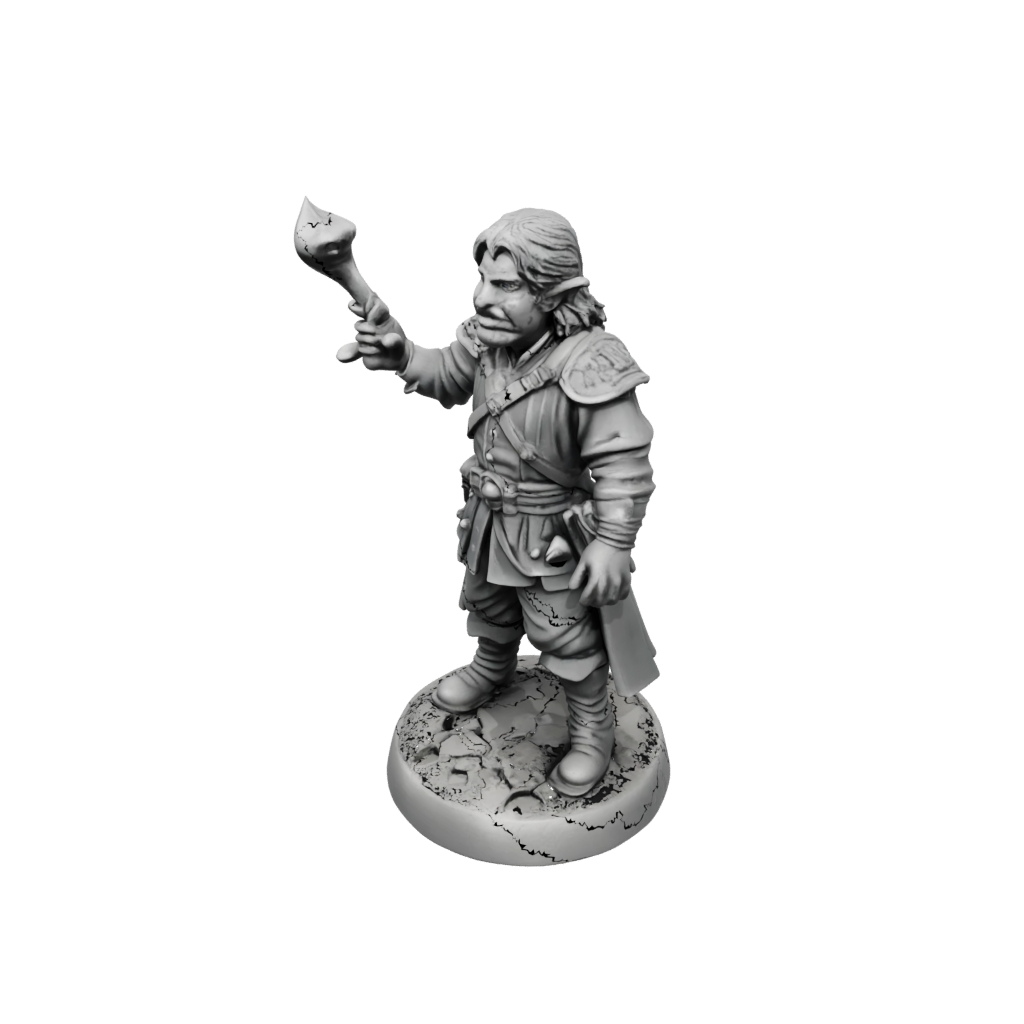 Mini Halfling Bard