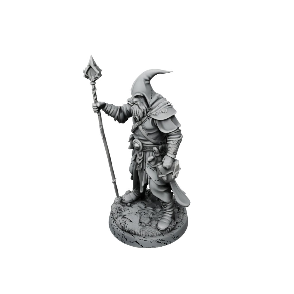 Mini Battle Wizard With Staff