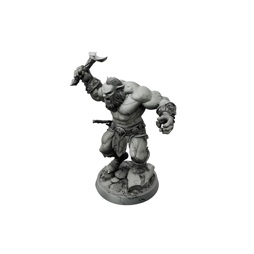 Mini Half-Orc Berserker