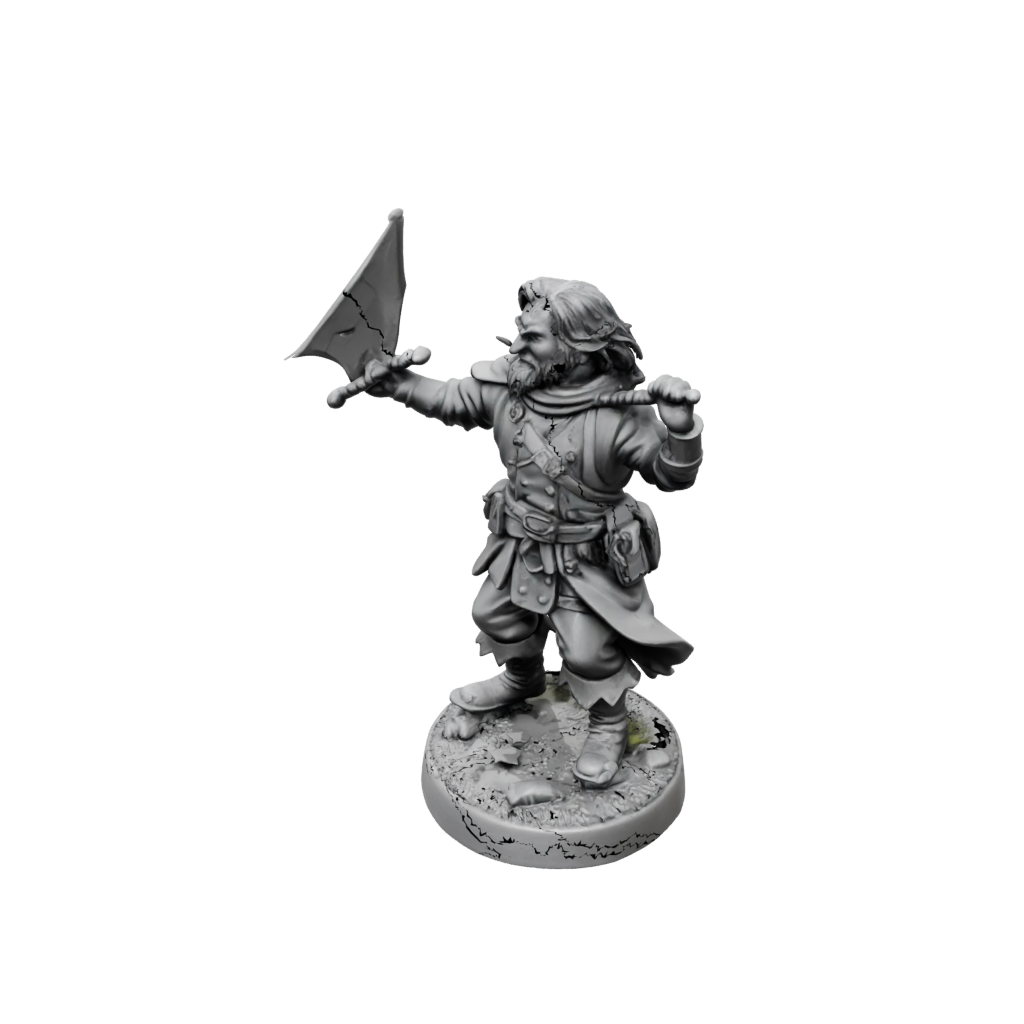 Mini Halfling Bard