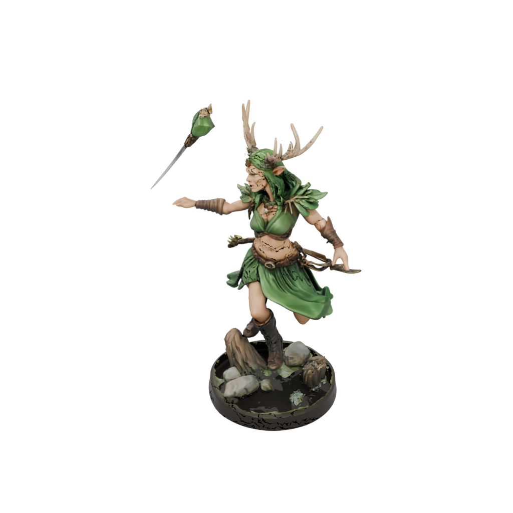 Mini Wood-Elf Druid