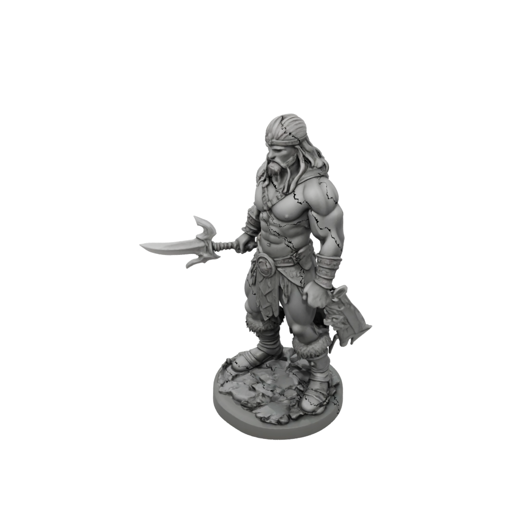 Mini Barbarian With Greatsword