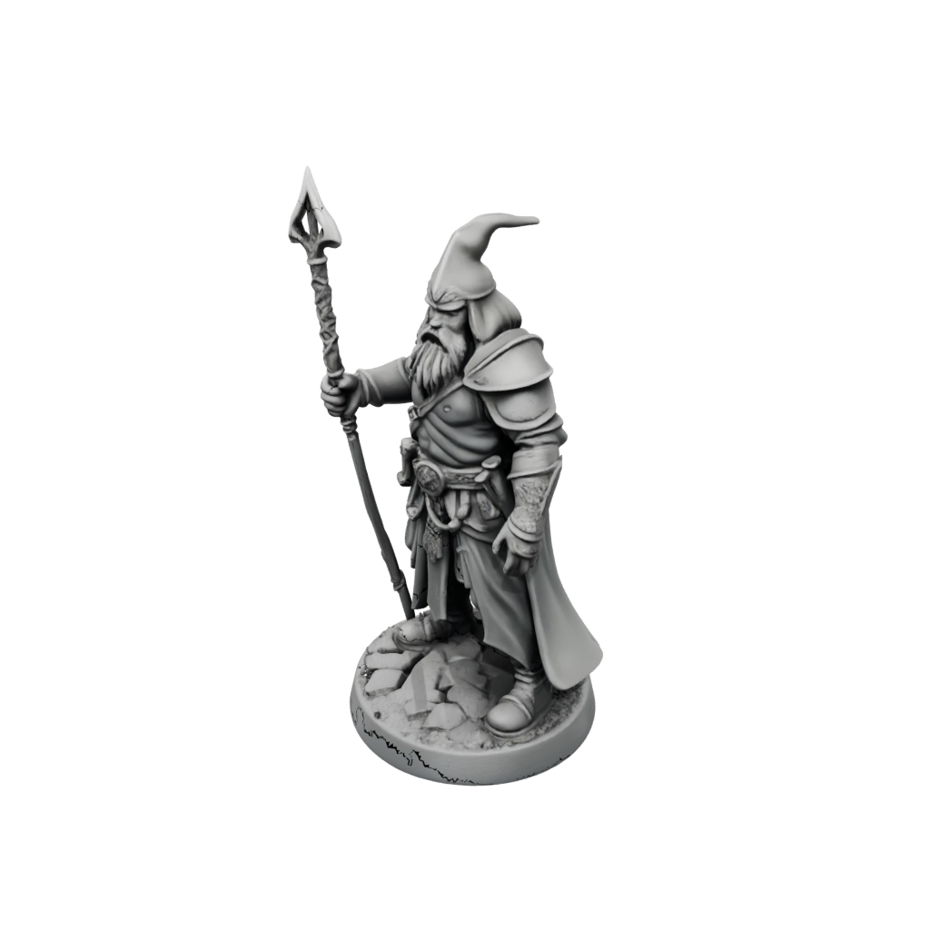 Mini Battle Wizard With Staff