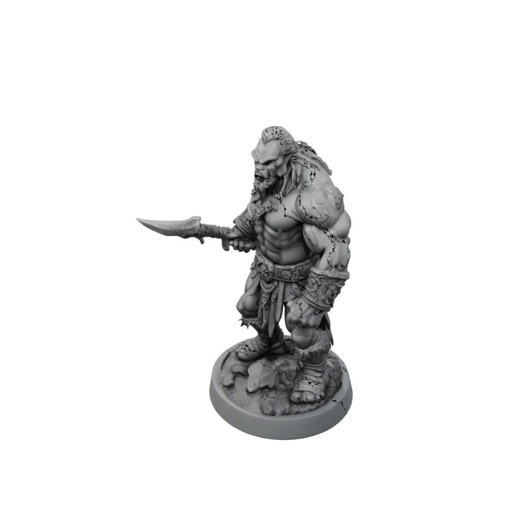 Mini Half-Orc Berserker