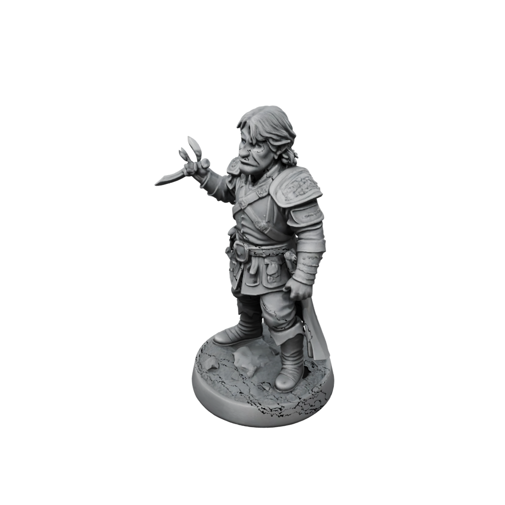 Mini Halfling Bard