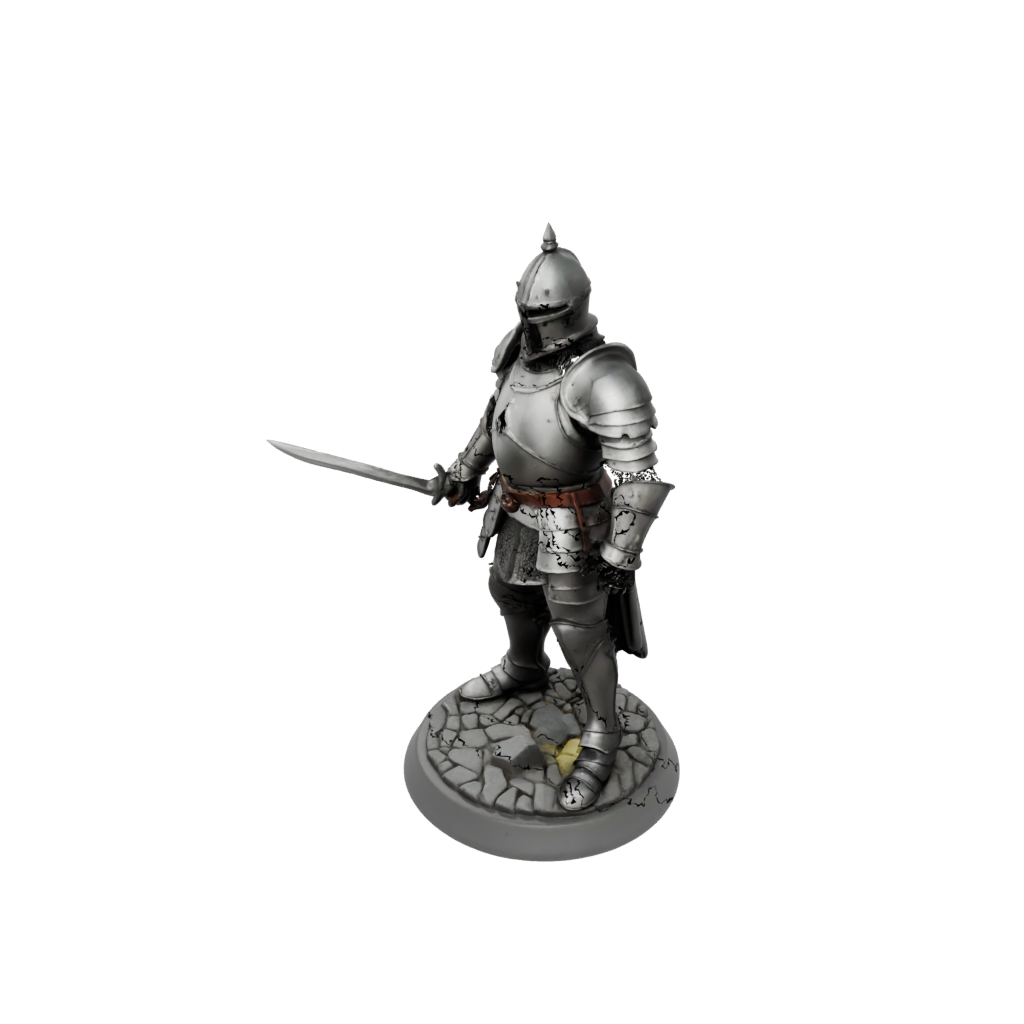 Mini Knight In Full Plate Armor
