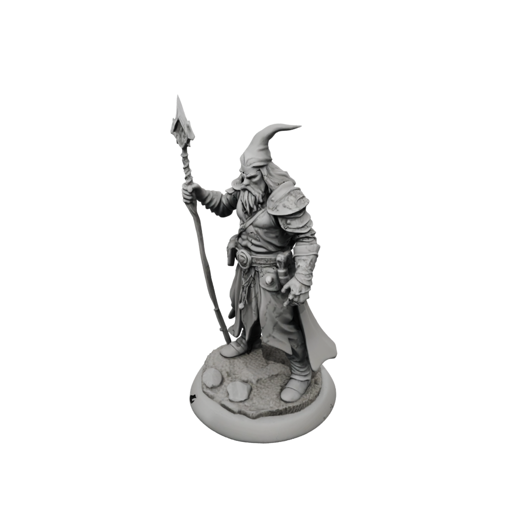 Mini Battle Wizard With Staff