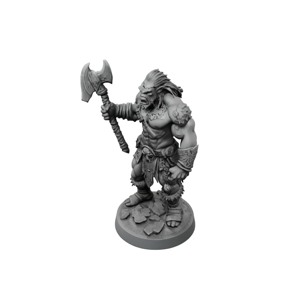 Mini Half-Orc Berserker