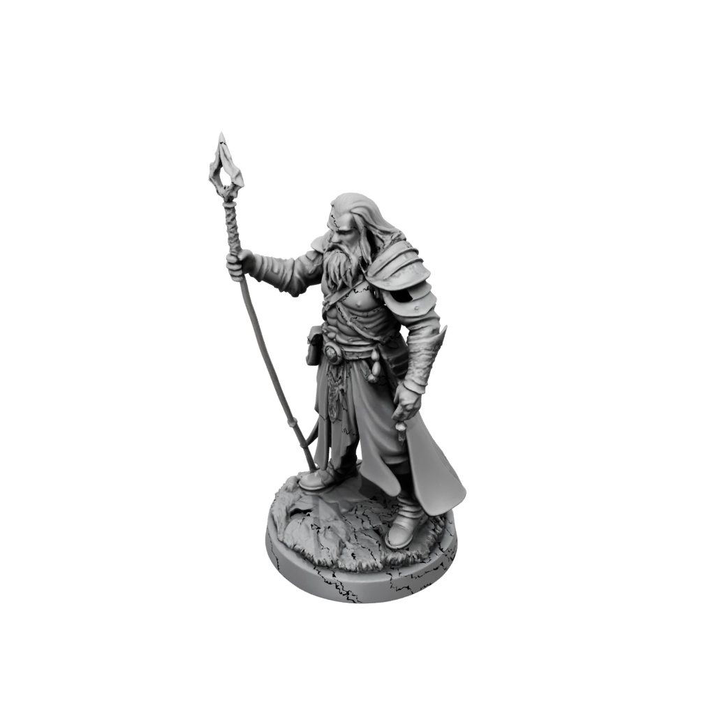 Mini Battle Wizard With Staff