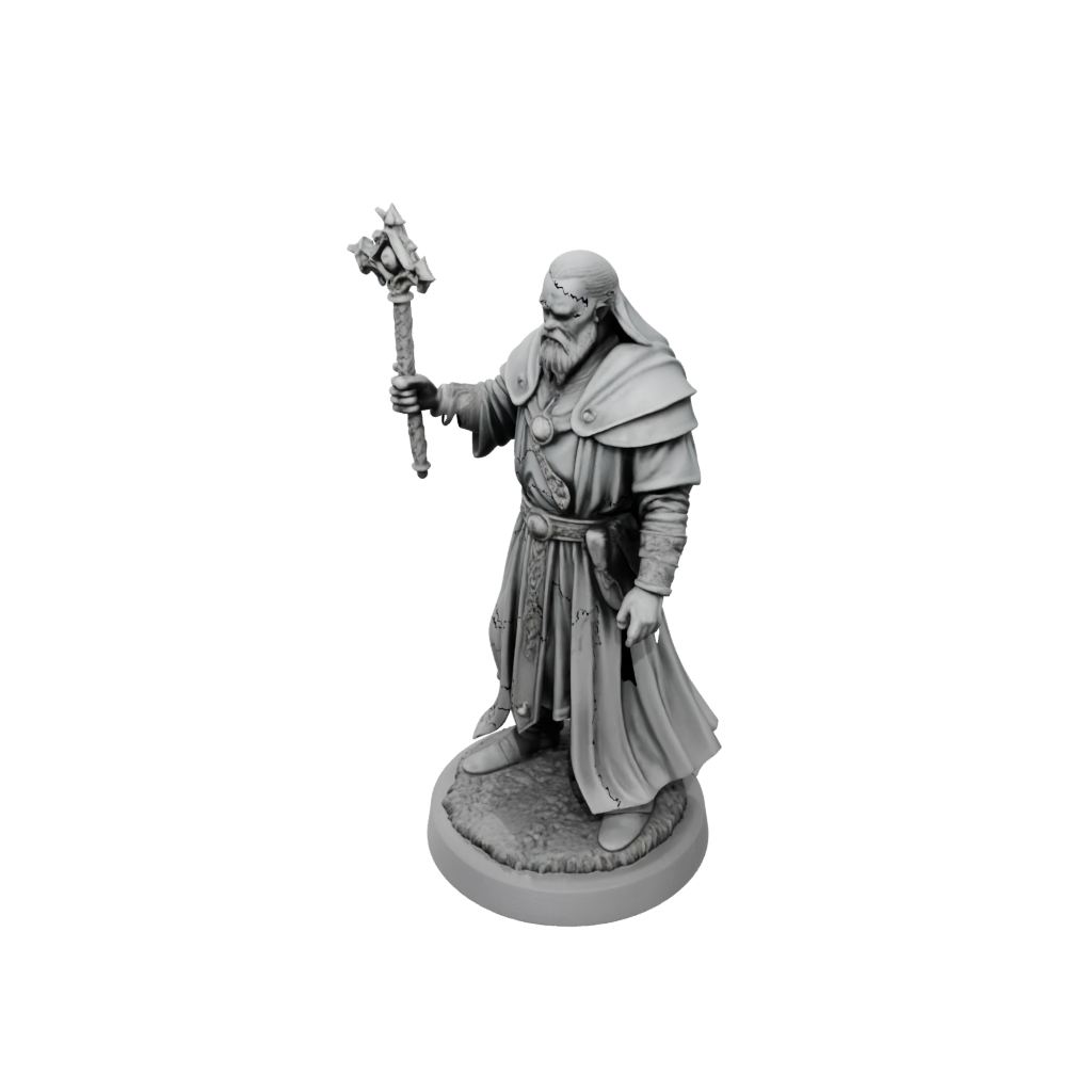 Mini Cleric Priest With Mace