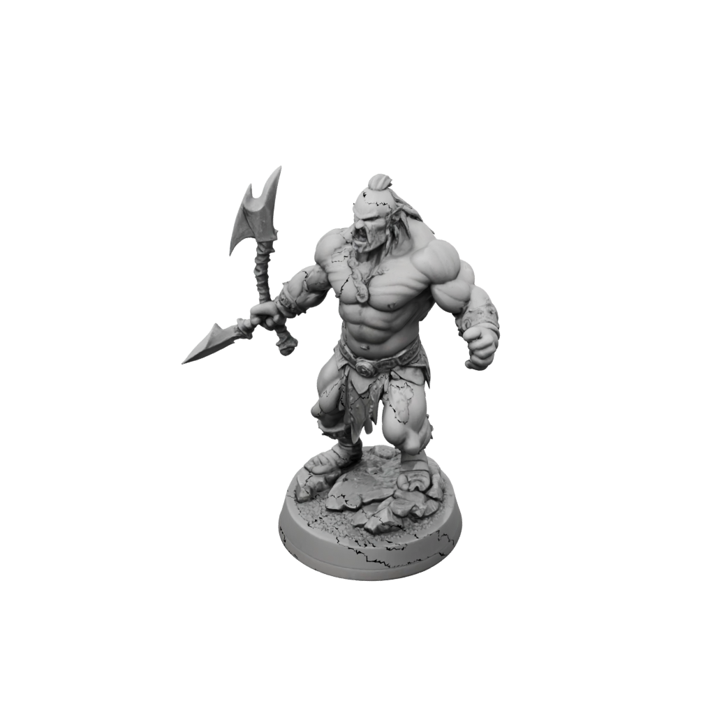 Mini Half-Orc Berserker