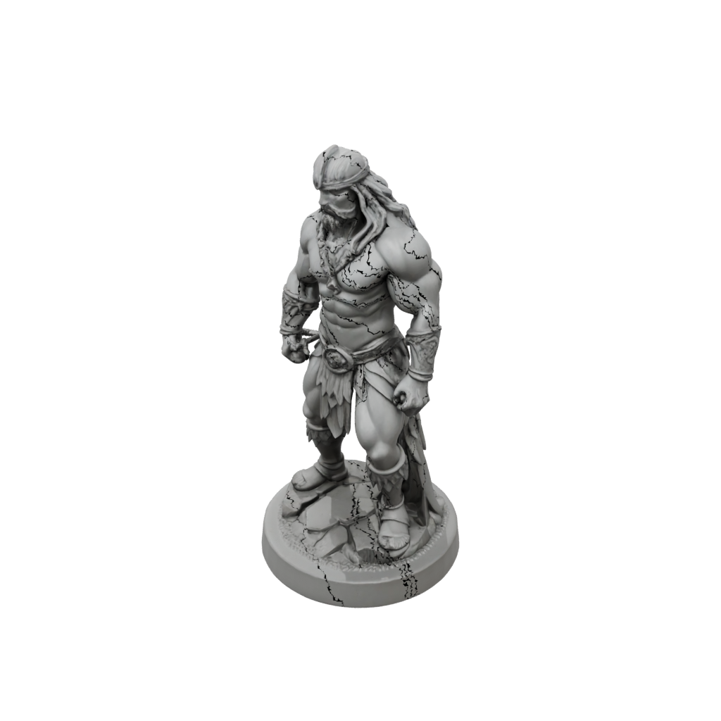 Mini Barbarian With Greatsword