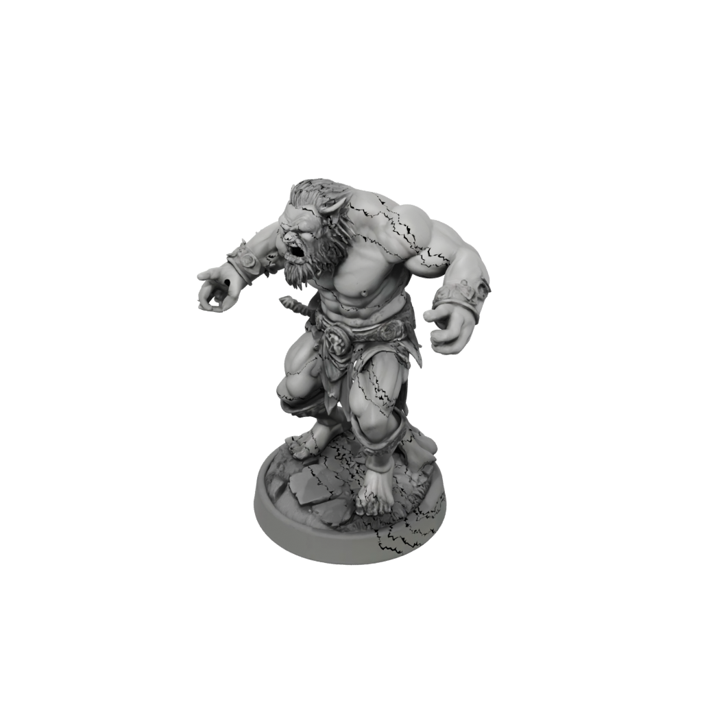 Mini Half-Orc Berserker