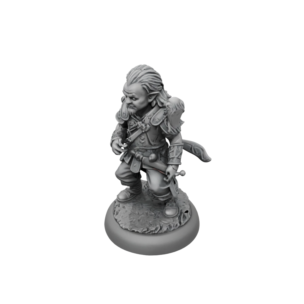 Mini Halfling Bard