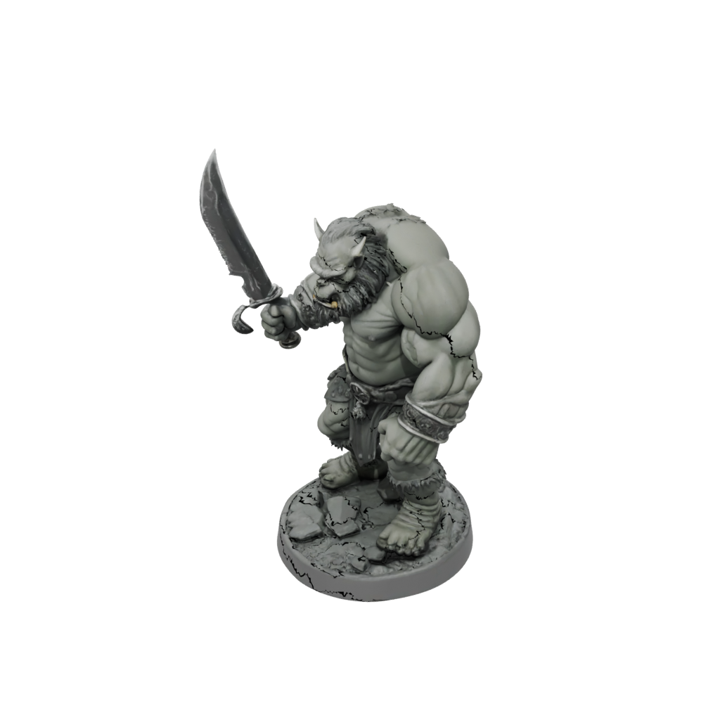 Mini Orc Brute With Cleaver