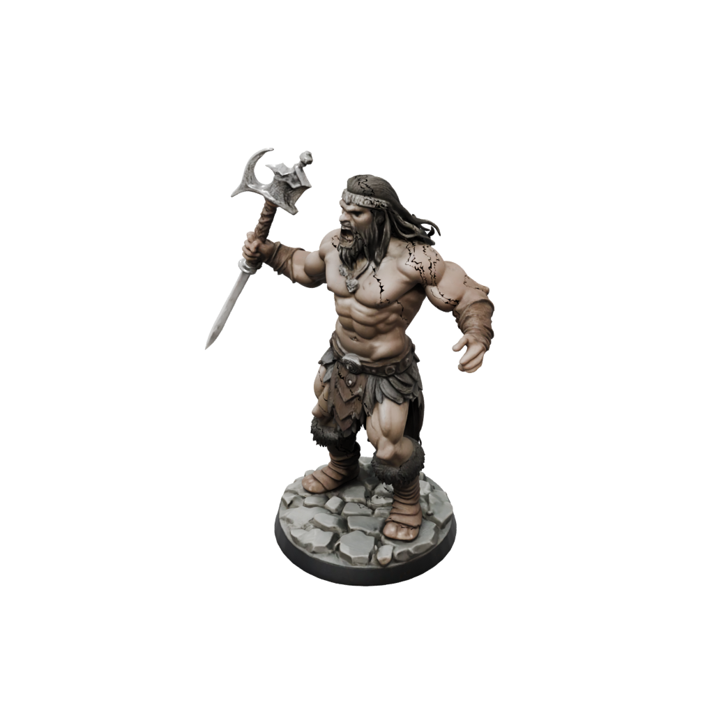Mini Barbarian With Greatsword